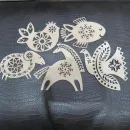 Набор резных фигурок из дерева «Ажурная сказка» (5шт, 10-12 см)